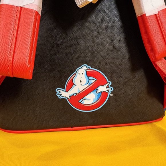 Loungefly Ghostbusters Stay Puft Man Chasing Ecto - 1 Light UP Mini Backpack NEW - Picture 8 of 15
